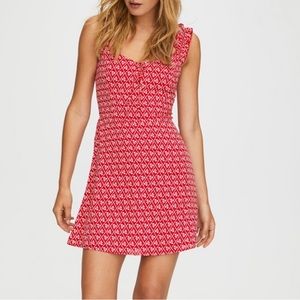Aritzia Sunday Best Flirt Ruffle Dress